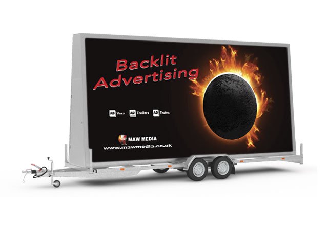 MAW Media Backlit Ad Trailer